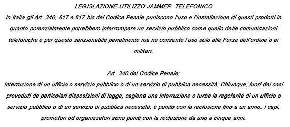 Jammer telefonico